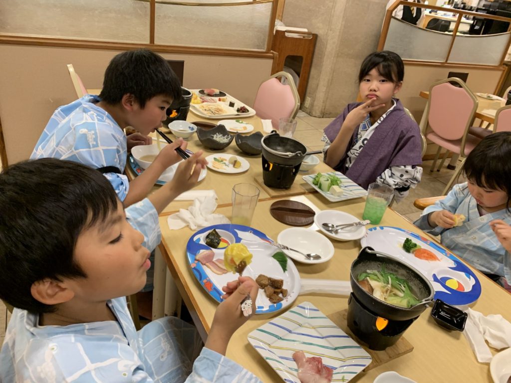 夕食の一コマ